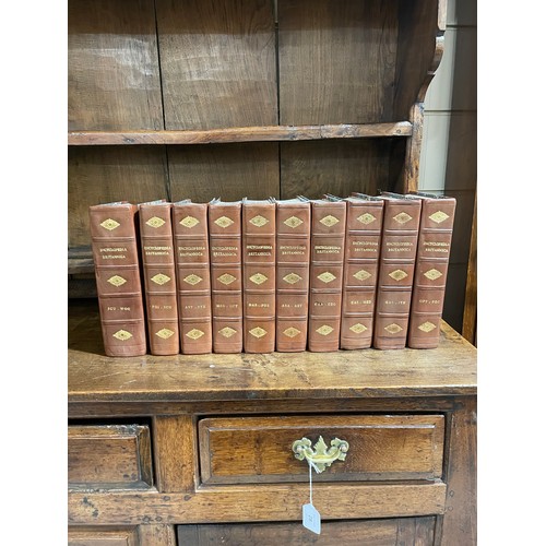 64 - Encyclopedia Britannica: Or A Dictionary Of Arts, Sciences, &c., 10 volumes The Second Edition With ... 