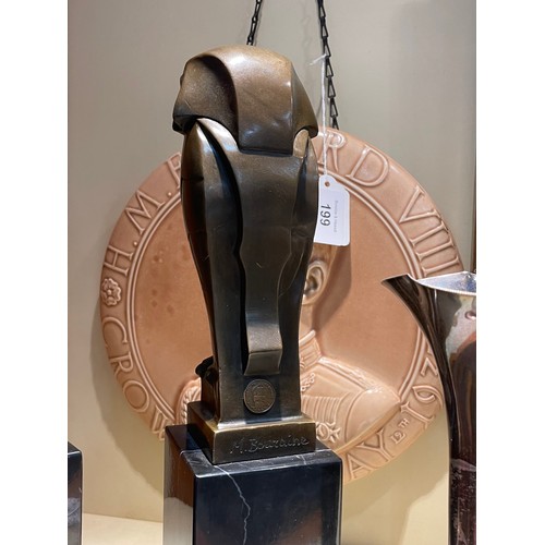 120 - **DESCRIPTION CHANGE** *After* Marcel Bouraine (1886 - 1948), a pair of patinated bronze sculptures ... 