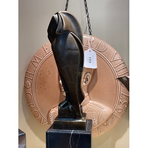 120 - **DESCRIPTION CHANGE** *After* Marcel Bouraine (1886 - 1948), a pair of patinated bronze sculptures ... 