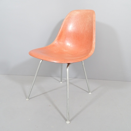 2021 - CHARLES EAMES - an early Herman Miller fibreglass DSX shell chair with moulded maker’s marks