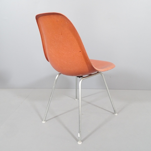 2021 - CHARLES EAMES - an early Herman Miller fibreglass DSX shell chair with moulded maker’s marks