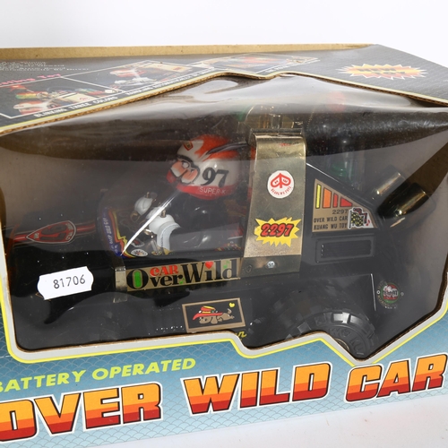 101 - A Vintage Cheng Shing Toys battery-operated Wild Willy jeep, complete in original box, and a 1985 Ku... 