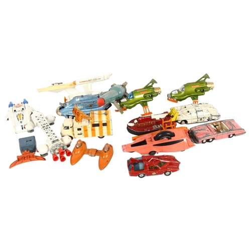 105 - DINKY - a quantity of loose Dinky Toys, mostly space or TV and film related in nature, including Sta... 