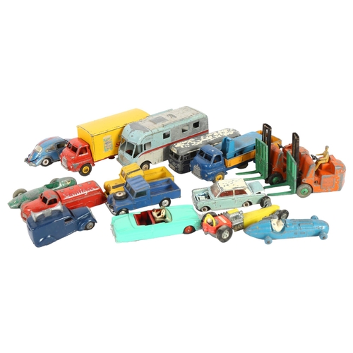 109 - DINKY - a quantity of loose Dinky and Dinky Supertoys, including a Dinky Supertoys big Bedford van a... 