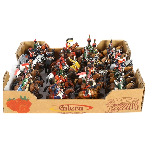 111 - DEL PRADO COLLECTION - a quantity of loose hand painted lead figures, various infantry on horseback,... 