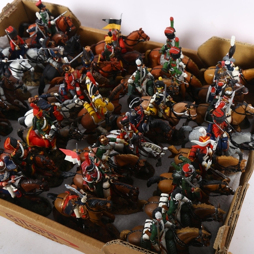 111 - DEL PRADO COLLECTION - a quantity of loose hand painted lead figures, various infantry on horseback,... 