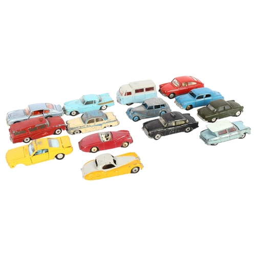 112 - DINKY - a quantity of loose Dinky and Corgi toys, including Dinky Toys model 163 Volkswagen 1600 TL,... 