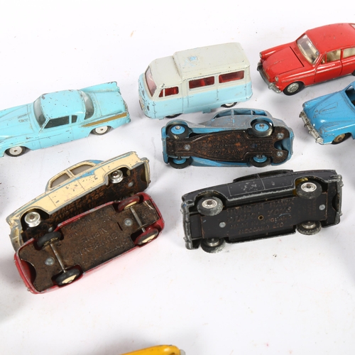 112 - DINKY - a quantity of loose Dinky and Corgi toys, including Dinky Toys model 163 Volkswagen 1600 TL,... 