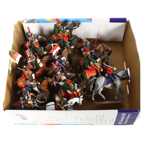 116 - DEL PRADO COLLECTION - a quantity of loose figurines, various infantry on horseback, including vario... 