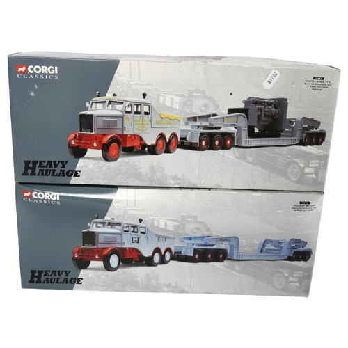 128 - CORGI CLASSICS - HEAVY HAULAGE - model no. 17602 Sunter Bros. Ltd Scammell Constructor and 24-wheel ... 