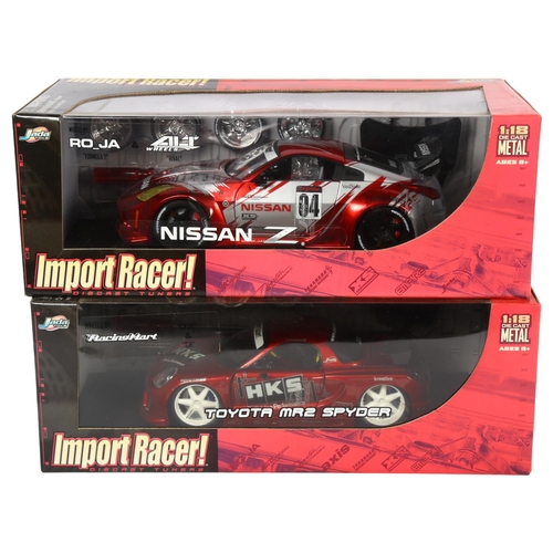 13 - JADA TOYS - Import Racer! diecast tuners, a 1:18 scale diecast model of a Nissan Z, complete in orig... 