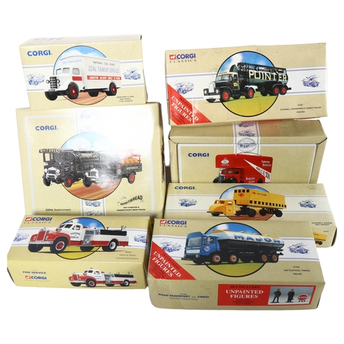 133 - CORGI CLASSICS - a group of boxed diecast vehicles, including Corgi Classics set 97328 AEC Elliptica... 