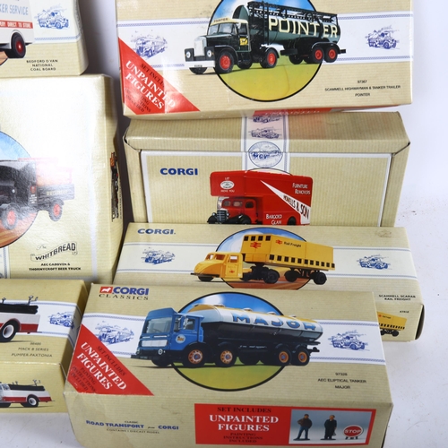 133 - CORGI CLASSICS - a group of boxed diecast vehicles, including Corgi Classics set 97328 AEC Elliptica... 