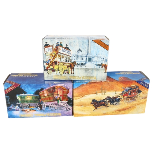 162 - MATCHBOX - MODELS OF YESTERYEAR - a boxed Wells Fargo stagecoach 1875, model ref. YSH3, and a gypsy ... 