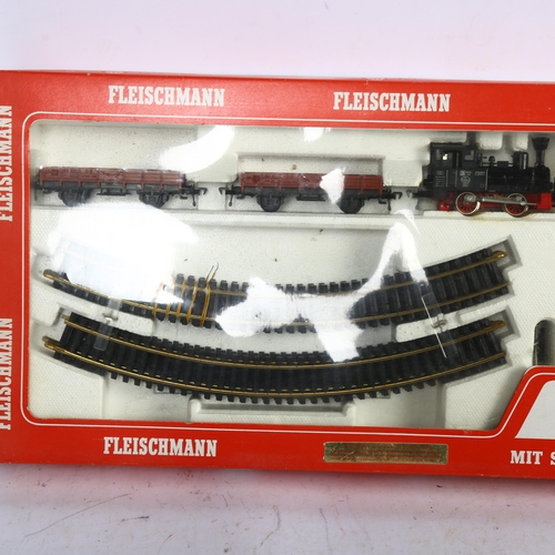 187 - FLEISCHMANN - a HO gauge Fleischmann Starter set, model no. 6315, in original packaging