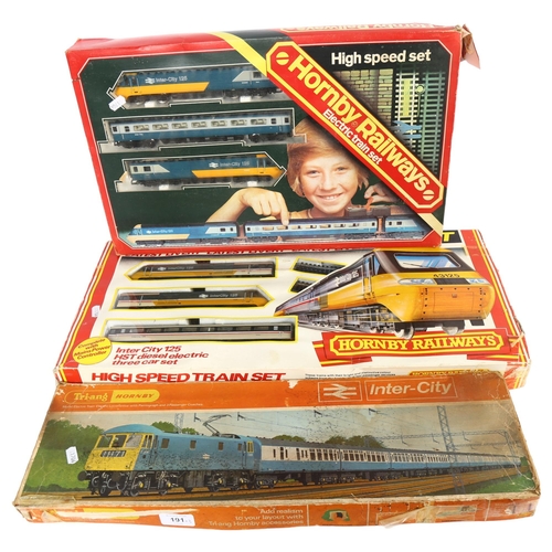 191 - HORNBY - a Tri-ang Hornby Intercity Express electric train set, ref. R644, complete and in original ... 