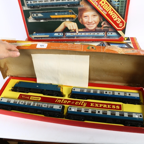 191 - HORNBY - a Tri-ang Hornby Intercity Express electric train set, ref. R644, complete and in original ... 