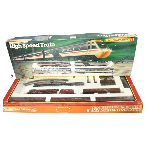 203 - HORNBY - a OO gauge electric train set, High Speed Train, ref. R693, in original box, although appea... 