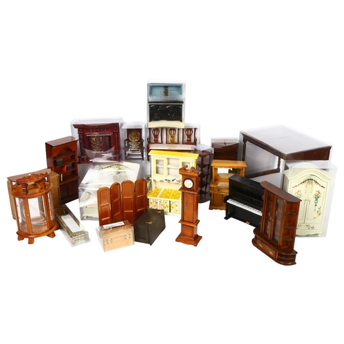 229 - THE DOLL'S HOUSE EMPORIUM - a quantity of doll's house furniture, including a boxed Tudor style 4-po... 