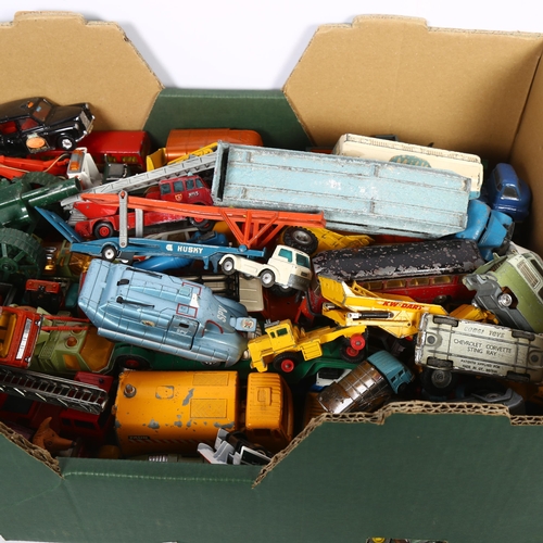 240 - A quantity of loose diecast vehicles, including such brands as Corgi, Dinky, Lesney Matchbox Series,... 