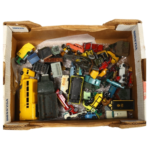 247 - A quantity of loose diecast vehicles, such brands as Lesney, Britains Ltd, Budgie Toys, Dinky Toys e... 