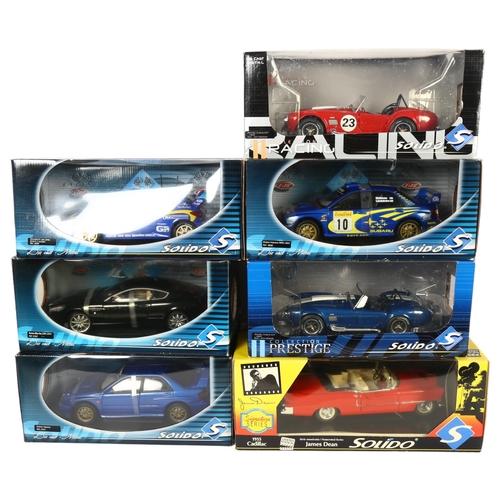 25 - SOLIDO - a quantity of 1:18 scale diecast models, in original boxes, including Signature Series Jame... 