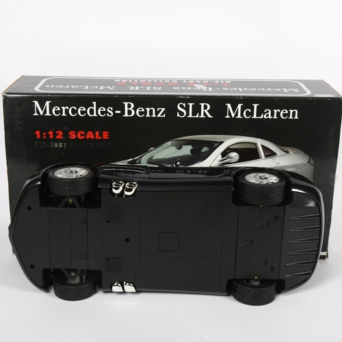 3 - MERCEDES-BENZ SLR MCLAREN - a 1:12 scale diecast model in original box, model by Motor Max, no. 7300... 