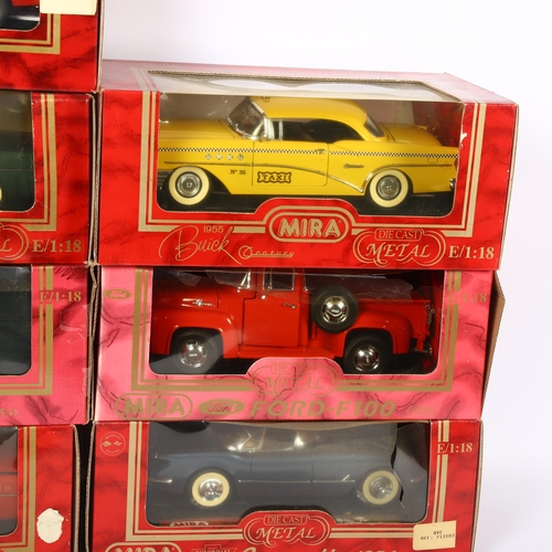 38 - MIRA - THE GOLDEN LINE COLLECTION - a quantity of 1:18 scale diecast models, in original boxes with ... 