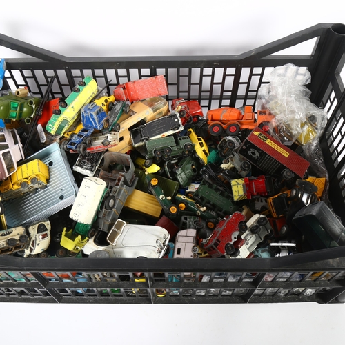 41 - A quantity of Vintage diecast vehicles, all loose and play worn, including such brands as Lesney, Co... 