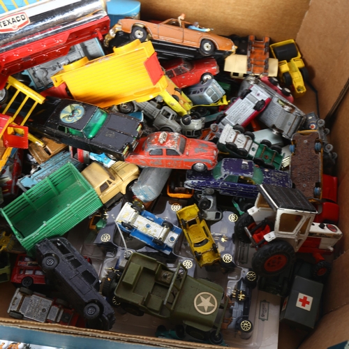 42 - A quantity of Vintage diecast vehicles, loose and play worn, mostly Corgi related in nature