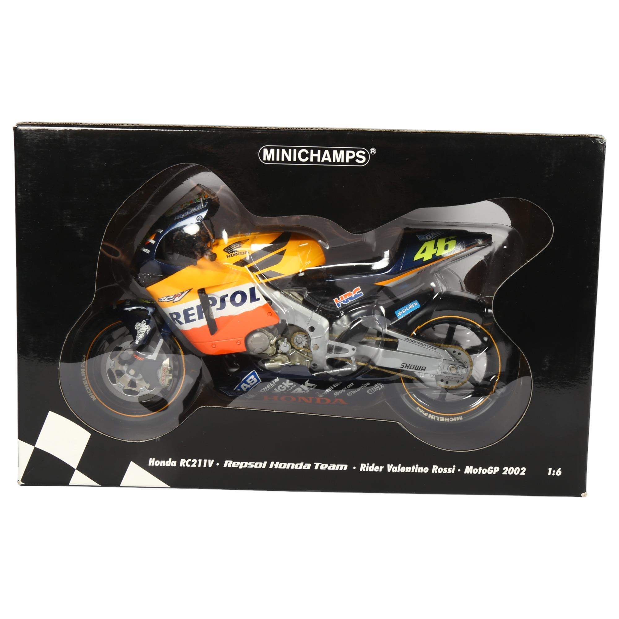 純正買付ミニチャンプス 1/12 MotoGP 2002年 HONDA NSR500 #31 原田哲也 オートバイ