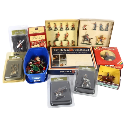 97 - THE WILLIAM BRITAINS COLLECTORS CLUB - a quantity of metal figurines, including Britains The Queen H... 