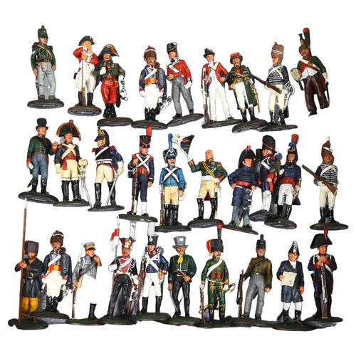 99 - DEL PRADO COLLECTION - a quantity of hand painted lead figurines, many British, French, Italian and ... 