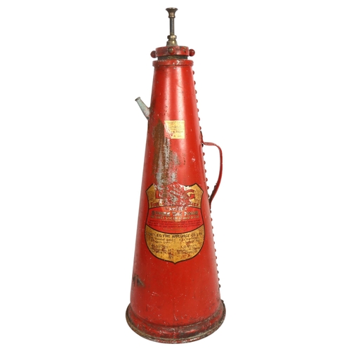 397 - A Vintage L&G fire extinguisher, H69cm