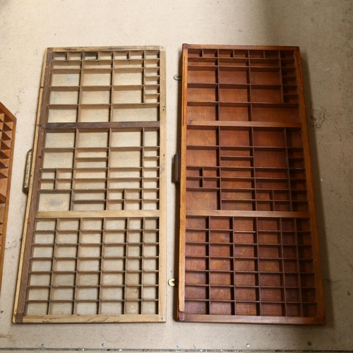 400 - 3 early 20th century printer's trays