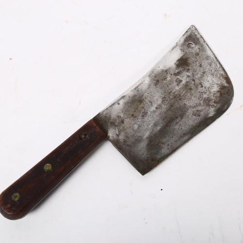 413 - Rovinoh, a small Antique steel-bladed cleaver, L25cm