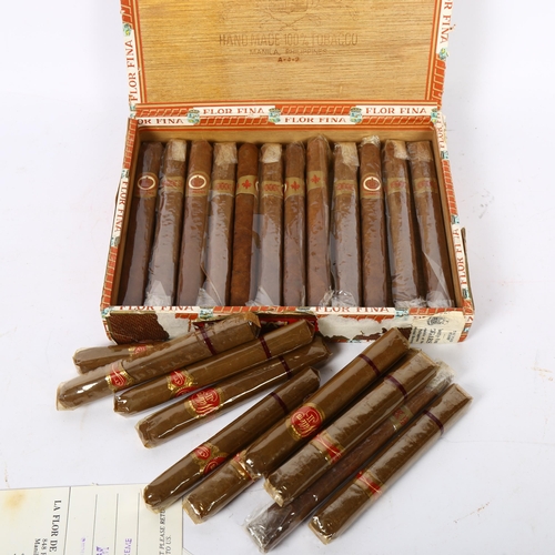 416 - A box of 13 Tabacalera Flor Fina Supreme cigars, and 10 Willem II cigars