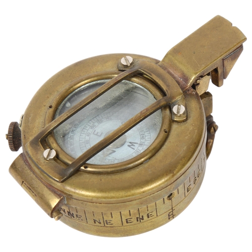 420 - T.G. Company Ltd, London, no. C265566, a 1941 Mk II military brass-cased compass