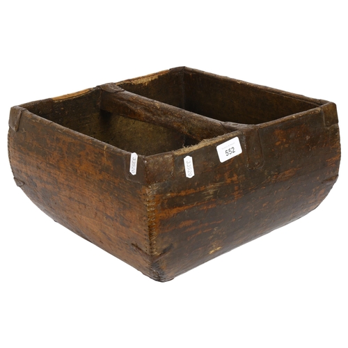 552 - A Chinese elm bucket