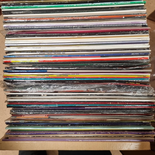 591 - A quantity of vinyl LPs, 90s/00s dance music,, including such artists as Whitney Houston, ATB, Scott... 