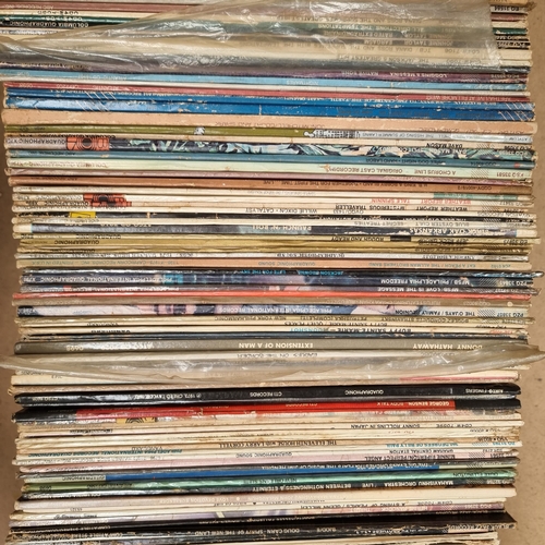 600 - A quantity of quadraphonic LPs, from the 1970s, including such artists Carlos Santana, Duke Ellingto... 