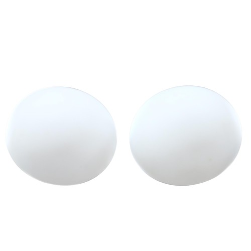 651 - A pair of contemporary Flos Glo-Ball C1 ceiling or wall lights, with large spheroidal glass diffuses... 