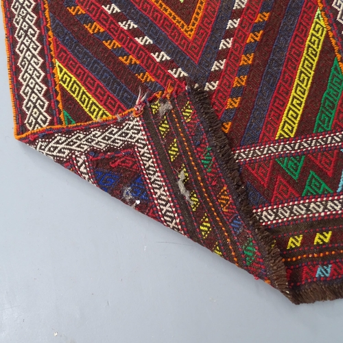 2300 - A Suzni Kilim runner. 310x78cm.