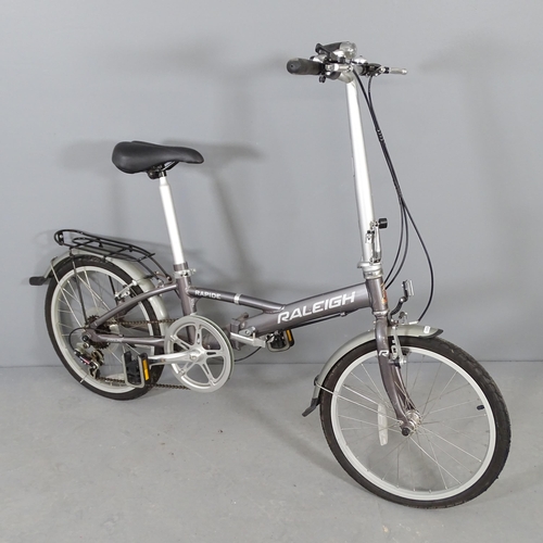 2732 - A Raleigh folding bicylce.