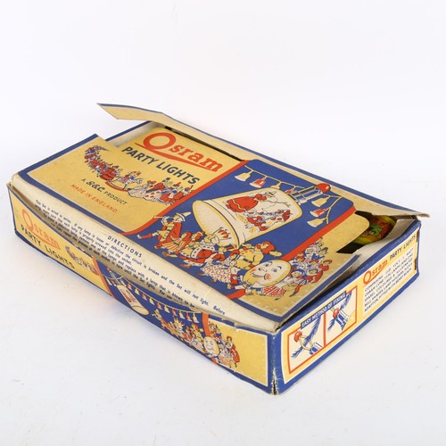 70 - OSRAM - quantity of boxed Vintage party lights, with nursery rhyme decoration.