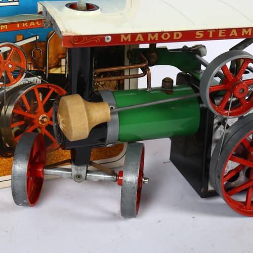 71 - MAMOD - T.E.18 traction engine in original box.