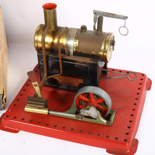 72 - MAMOD - S.E.2 stationary steam engine, in original box. And a secondary engine, unboxed.