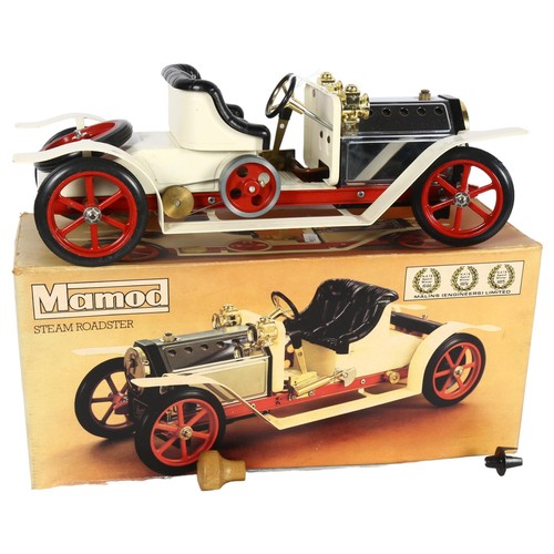 75 - MAMOD - Vintage boxed Steam roadster with tags.