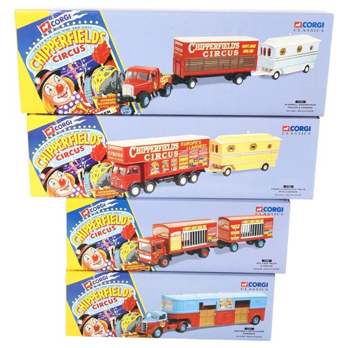 79 - Corgi classics / Chipperfield circus - A group of Vintage boxed diecast vehicles, including set 9788... 