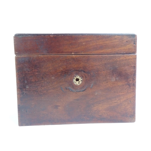 580 - 2 similar Victorian storage boxes, brass-bound and burr-walnut, largest length 32cm, H40cm, D24cm